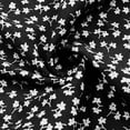 thumbnail image 6 of Floral Jumpsuits for Women Casual Square Neck Puff Sleeves Tunic Waist Flowy Wide nLEg Baggy Summer Jumpsuit for Vacation Beach Black S-XL, 6 of 7