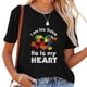 thumbnail image 1 of Playera Negra para Mujer con Mensaje "Soy Su Voz" - Conciencia sobre Autismo para Familias, 1 of 5