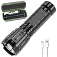 thumbnail image 1 of Linterna de camping USB recargable LED antorcha para caminar senderismo escalada emergencia Hugtrwg Para estrenar, 1 of 7