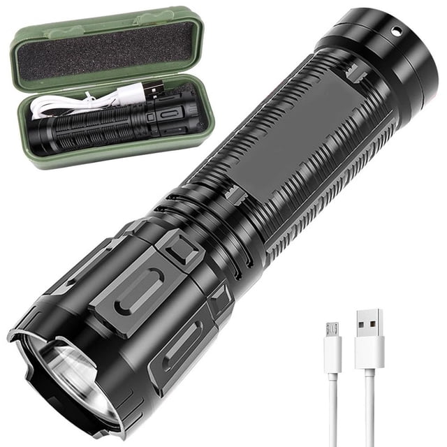 Linterna de camping USB recargable LED antorcha para caminar senderismo escalada emergencia Hugtrwg Para estrenar