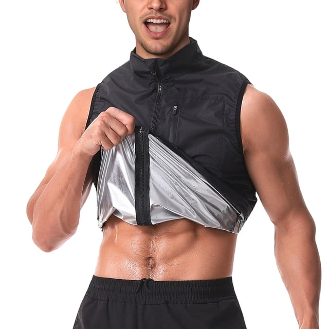 Men's Shapewear Performance Vest for Enhanced Thermogenic Training and Sweat Maximization Fitness Compression Tank for Intensive Workouts and Outdoor Activities