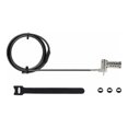 thumbnail image 3 of StarTech.com Universal Laptop Lock 6.6ft (2m), Security Cable For Notebook Compatible With Noble Wedge/Nano/K-Slot; Keyless Combination Locking Cable - Anti-Theft Cut-Resistant Steel Cable (UNIVC4D-LAPTOP-LOCK) - Security cable lock - black, silver - 6.6 ft, 3 of 9