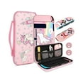 thumbnail image 1 of Unicorn Étui Rigide de Transport pour Nintendo Switch - Étui de Voyage Portable Rose avec Étui de Protection Souple en TPU, Compatible avec Nintendo Switch pour Filles, 1 of 7