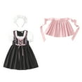 thumbnail image 5 of Zecgelong Girls German Dirndl Dress Oktoberfest Party Fancy Outfit Pink 9-10 Years, 5 of 5