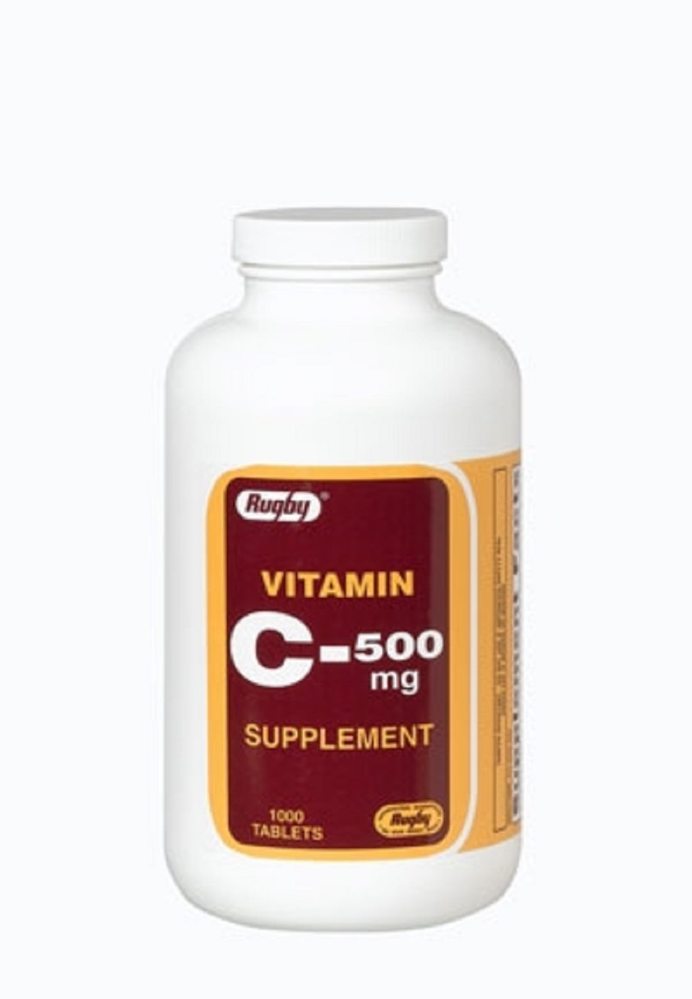Rugby C 500Mg Tab Ascorbic Acid500 Mg White 1000 Tablets Upc
