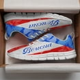 thumbnail image 3 of Puerto Rico Shoes Men Women Running Tennis Shoes Breathable Casual Puerto Rico Flag Sneakers White Size 7, 3 of 5
