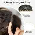Which Implement Can Be Used To Secure Long Hair Invisible Wire Hair Extensions with Transparent Wire Adjustable Size 4