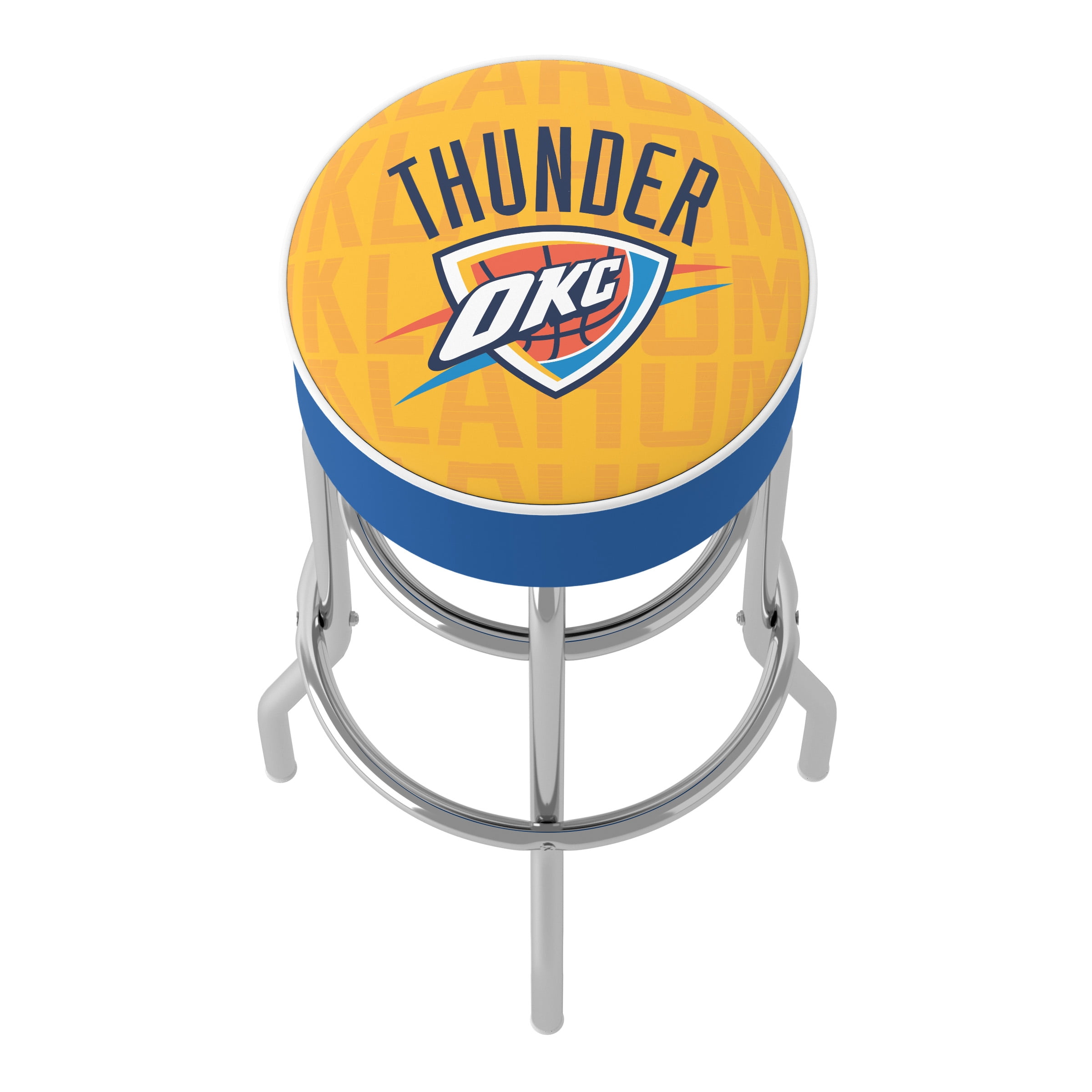 Trademark Gameroom Oklahoma City Thunder City Bar Stool with Padded Seat