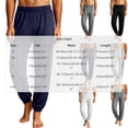 thumbnail image 3 of cfhntfmh Mens Jogger Pajama Pants Casual Comfy Lightweight Lounge Pants Drawstring Loose Soft Pants Sleepwear (Gray,Large), 3 of 6