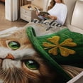 thumbnail image 2 of FCXZI Cute Cat Warm Cozy Decorative Flannel Blanket Multi-Purpose Gift 30*40in, 2 of 7