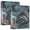 Black Brown Blue Marble, variant on Dailycode Purple Blue Galaxy Marble Hardcover 3 Ring Binder 1.5 Inch Ring Decorative Binder Organizer for Home School Office