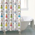 thumbnail image 4 of Colorful Princess Castle Pattern Shower Curtain 84"x72" ,Bathroom Decorative Shower Curtains Set with 12 Hooks,Modern Waterproof Washable Shower Curtain, 4 of 6
