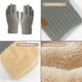 thumbnail image 5 of Winter Touchscreen Gloves under $5! Yannianjz Knitted Touchscreen Gloves, Winter Warm Fleece Lined Gloves for Men and Women, Stretchable Cold Weather Gloves for Outdoor Activities, 5 of 6