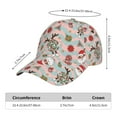 thumbnail image 2 of Rateoe Groovy Retro Santa Pattern Baseball Cap Outdoor Cap Mountain Dad Hat - Unstructured Soft Cotton Cap-Adjustable UV Protection Cap, 2 of 6