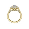 thumbnail image 3 of 2.00 Carat Excellent Cushion Cut Natural Diamond Halo Beautiful Ring for Women in Solid 14K Yellow Gold Size 11.5, 3 of 8