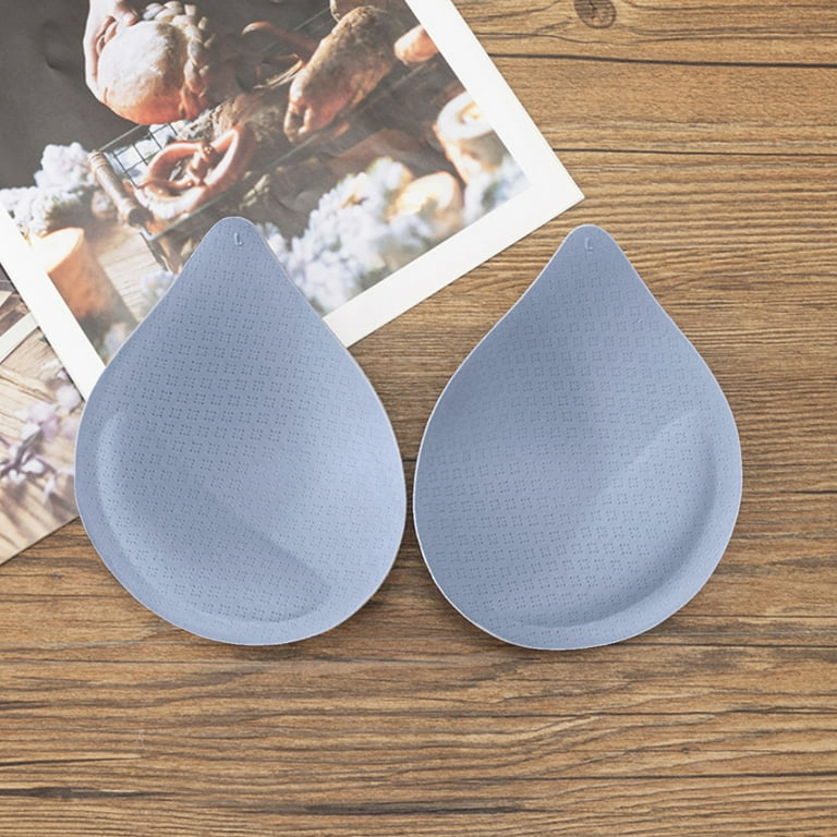 Women Bra Pads Water Drop Shape Removable Push Up Cups Inserts Bikini  Enhancers