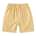 thumbnail image 5 of Kids Shorts Boys Casual Shorts Boys Cargo Shorts For Kids Lightweight Summer Casual Comfortable Breathable Toddler Boys Short Pants With Pockets, 5 of 6