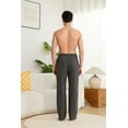 thumbnail image 2 of U2SKIIN Mens Pajama Pants, Soft Lightweight PJ Bottoms with Pockets,(Dark Grey Mel.M), 2 of 5