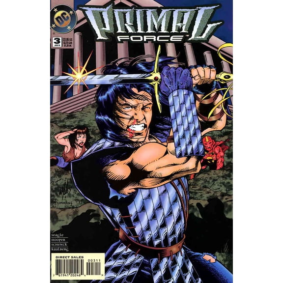 Primal Force #3 VF ; DC Comic Book