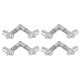 thumbnail image 3 of Perfiles de conector de anclaje, accesorios ocultos, estándar europeo 4040, ángulo arbitrario 0/180°, 4 Uds., 3 of 10