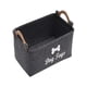 thumbnail image 3 of Organizador de juguetes para perros, cesta rectangular para artículos de cachorros, para ropa de mascotas, mantas Negro, 3 of 8