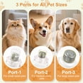 thumbnail image 2 of DSOOLO Dog Nail Grinder with 2 Lights,5 Speed Pet Nail Grinder for Small, Medium , Large Dogs and Cats，White, 2 of 8