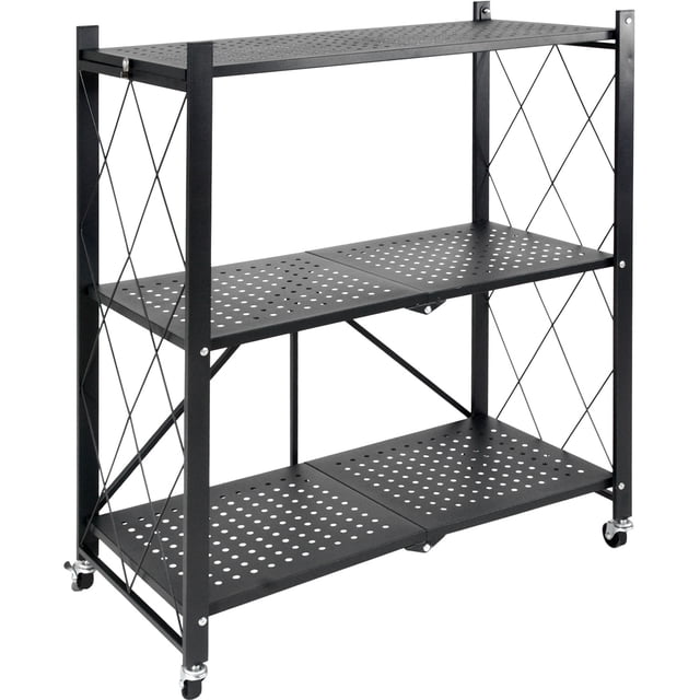Estante Anaquel Organizador Plegable Rack and Pack 3 Niveles Rack Metalico