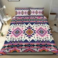 thumbnail image 4 of Juego de cama estampado rosa nativo americano LT10, 4 of 6