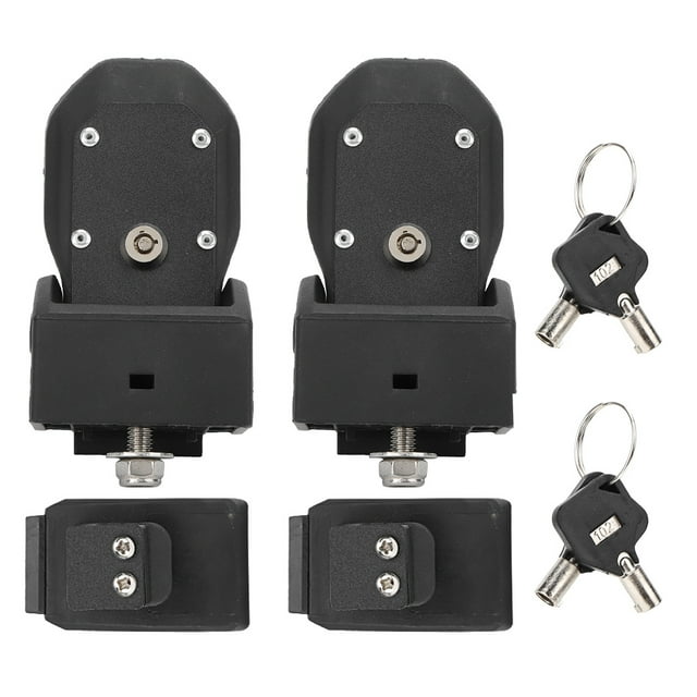 Cerradura para capó de coche, pestillos, hebilla, pasadores, captura con llave, compatible con Jeep Wrangler JL 2018+ Jadeshay A