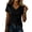 Black, variant on Women's T Shirts Soft Cotton Plain Tshirts Short Sleeve V Neck Fitted Casual Summer Tops Plus Size Basic Tees (L, Navy)