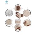 thumbnail image 3 of Deago Infant Toddler Winter Hat Scarf Set for Baby Girl Knitted Warm Fleece Lined Skiing Cap Lovely Pompom Kids Beanie 6-36 Months (Beige), 3 of 6