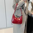 thumbnail image 4 of Bolso La Axila Hombro para Mujeres Correa Ajustable PU Cuero Con Color Sólido Viajar Por, 4 of 9