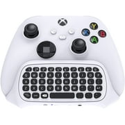 Wireless Controller Keyboard for Xbox Series X/Series S/One/S/Controller Gamepad, 2.4Ghz Mini QWERTY Controller Keyboard Gaming Chatpad with Audio/Headset Jack for Xbox Series X/S Controller