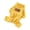 Yellow, variant on YIFAEUX Dog Pajamas Plush Turtleneck Dog Sweater with D-ring Winter Warm Clothes Puppy Onesies for Boy Girl Small Medium Dogs