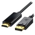 thumbnail image 1 of Câble DisplayPort vers Interface Multimédia HD, Adaptateur DisplayPort Professionnel Mâle à Mâle pour Réunions de Bureau, 1 of 7