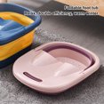 thumbnail image 4 of Lavabo De Baño De Pies Plegable Con Cubo De Remojo De Pies De Silicona PP De Acupuntura De Masaje, 4 of 7