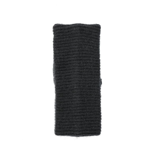 No Boundaries Ribbed Headband, Women's, Black Soot