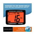 thumbnail image 3 of Standard Horizon HX380 1.5-Inch 5W Standard Handheld VHF Marine Radio with 40 LMR Channels, IPX7 Waterproof and NOAA Weather, 3 of 6