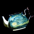 thumbnail image 4 of Van Gogh Series Fine Bone China Teapot Perfect Birthday Holiday Commemorative Gift (Starry Night), 4 of 4