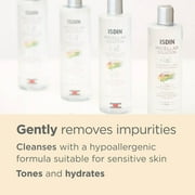 ISDIN Micellar Solution, 4 in 1 Makeup Remover, Cleanser, Hydrating Toner - Suitable for Sensitive Skin, 13.5 Fl. Oz