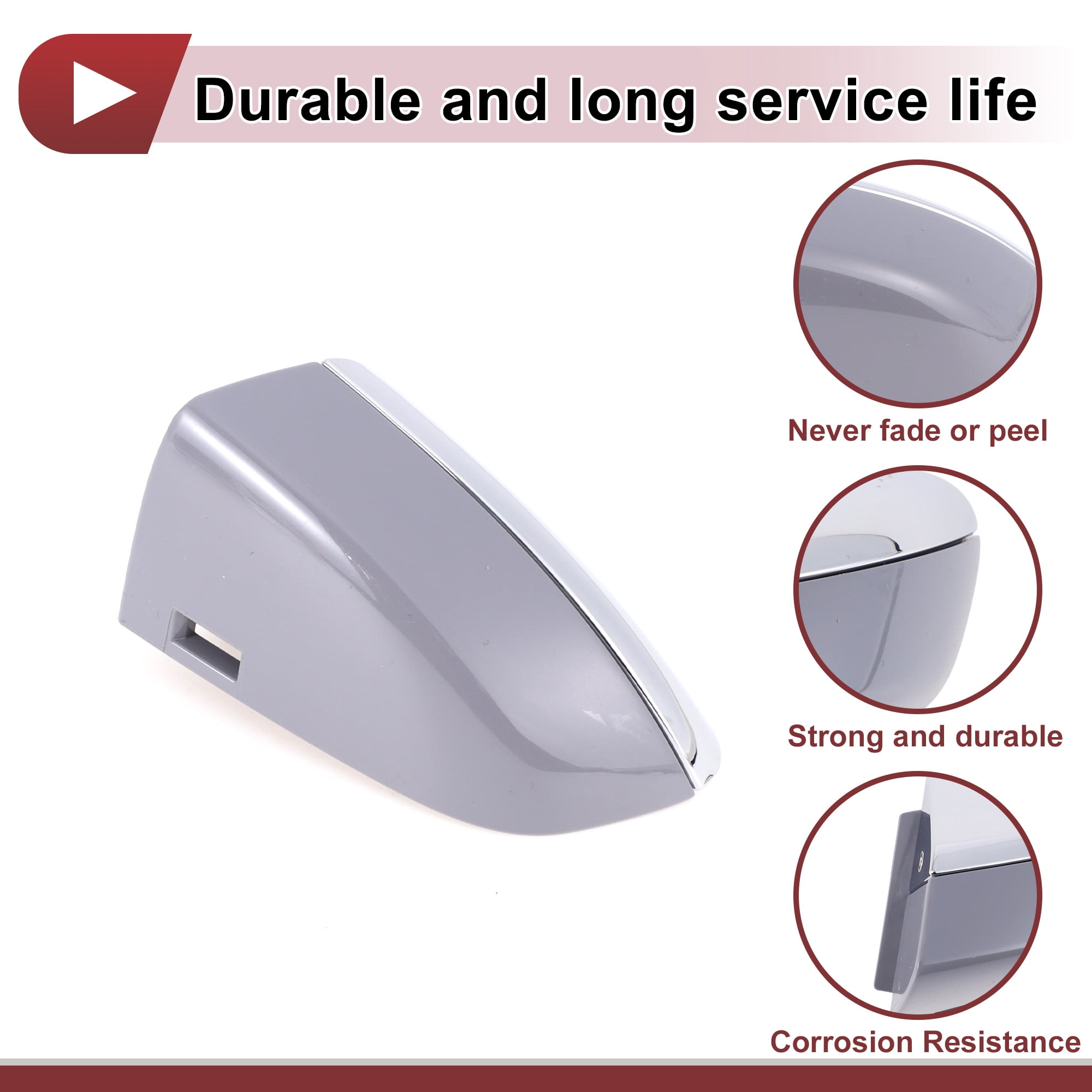 Unique Bargains Front Left Exterior Door Handle Cover for Kia Sportage 2016-2022