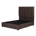 thumbnail image 2 of Recámara Queen Size Trinity Slip Chocolate con Cabecera + Box Base Cama, 2 of 8