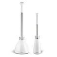 thumbnail image 1 of Simplehuman Ensemble Ventouse et Brosse de Toilette, Blanc, 1 of 3
