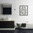 thumbnail image 2 of Do The Laundry I'll Love You Phrase Typography Graphic Art Jet Black Framed Art Print Wall Art, 2 of 6