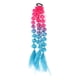 thumbnail image 1 of Extensiones de cabello de colores Extensiones de cabello de burbujas ligeras Extensión de cola de caballo con lazo para el cabello Accesorios para el día del cabello loco para niñas y niños, 1 of 6