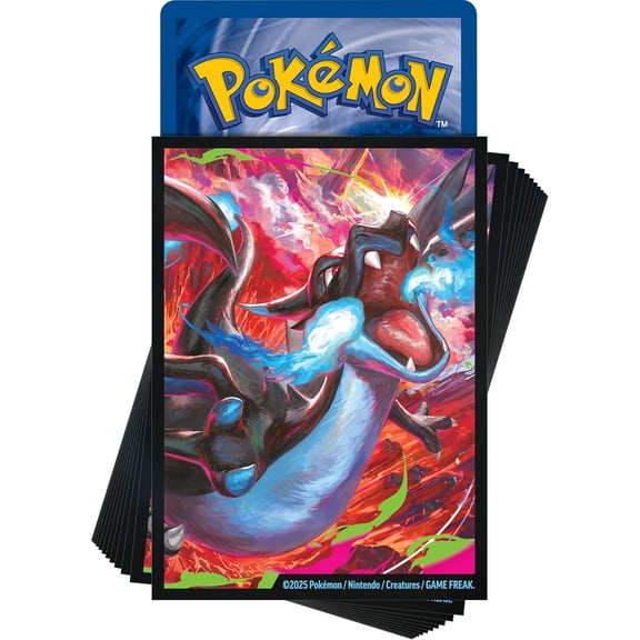 Pokemon Mega Evolutions Charizard Card Sleeves (65 Count)