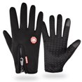 thumbnail image 4 of Guantes de ciclismo para hombre y mujer, para deportes al aire libre, antideslizantes, con pantalla táctil, cálidos, con cremallera, 4 of 6