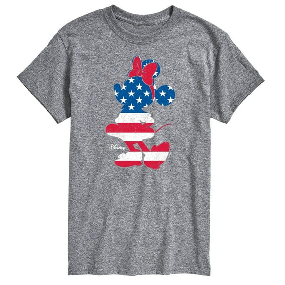 Disney - Americana - Minnie Americana Fill - Adult Short Sleeve Graphic T-Shirt