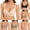 Black 1PCS & Green 1PCS & Coffee 1PCS & Pink 1PCS & Beige 1PCS & Dark Gray 1PCS, variant on Bras for Women Set 36A Women's Bra without Underwire V Neck Comfort Soft Bra Push Up Seamless Bra Lightly Padded for A Feel Fit Bralette Women Seamless Bras for Women Pack S