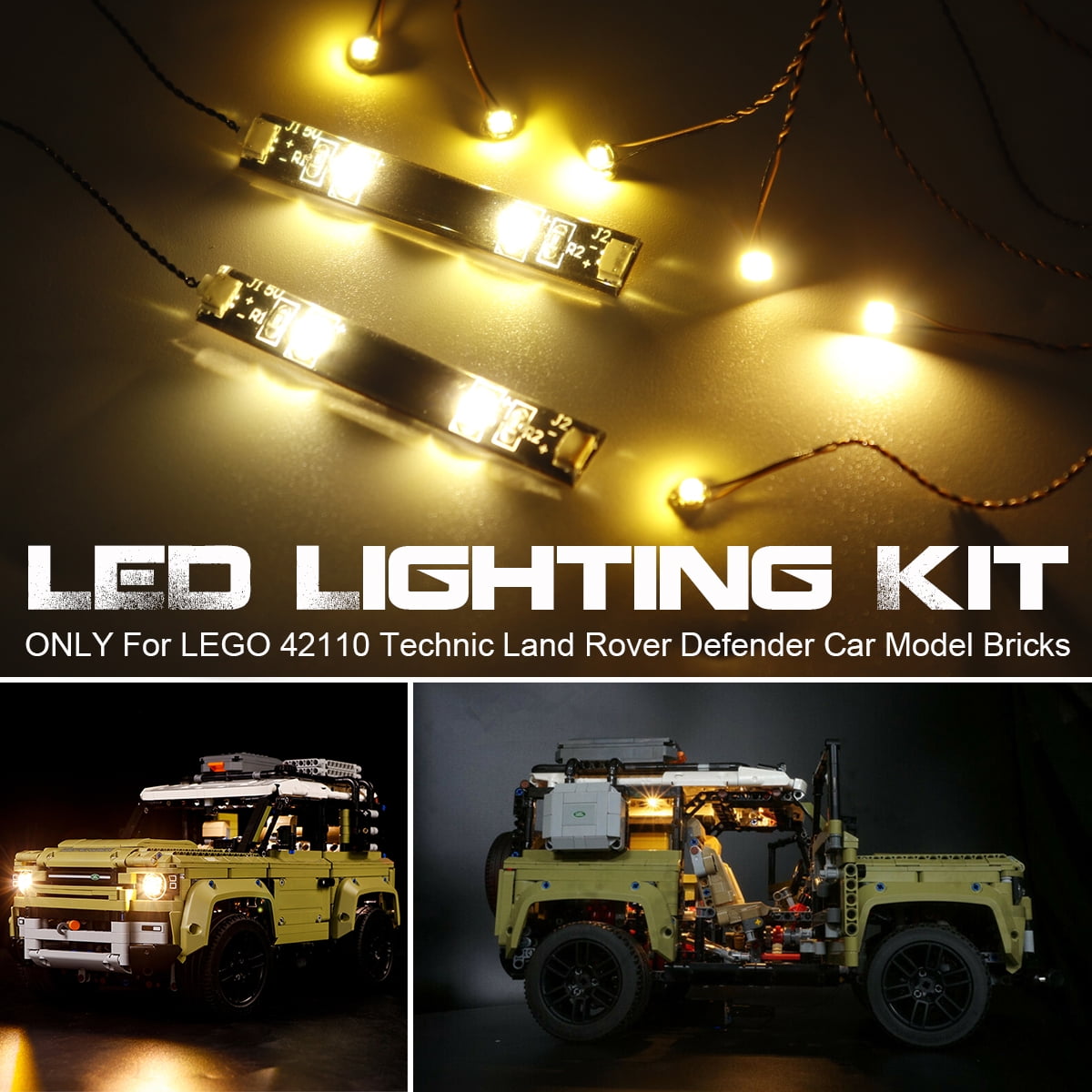 LED Light Lighting Kit ONLY For LEGO 42110 Technic Land Rover Defender Car Toys Model Not Included Batteries Not Included Walmart